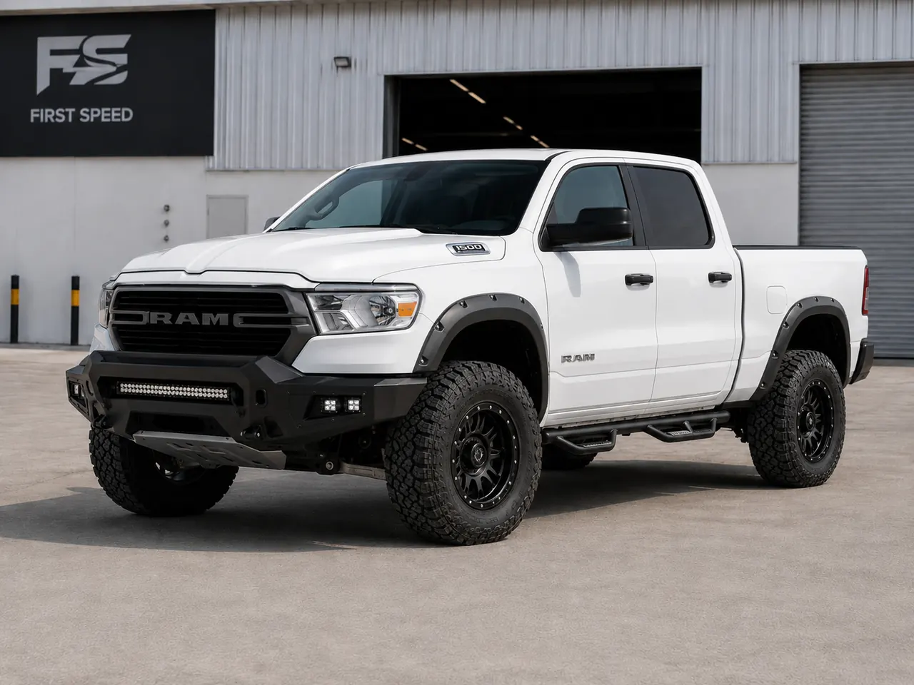 RAM 1500 after off-road modification at First Speed
